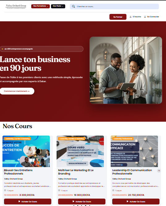 Plateforme E-Learning